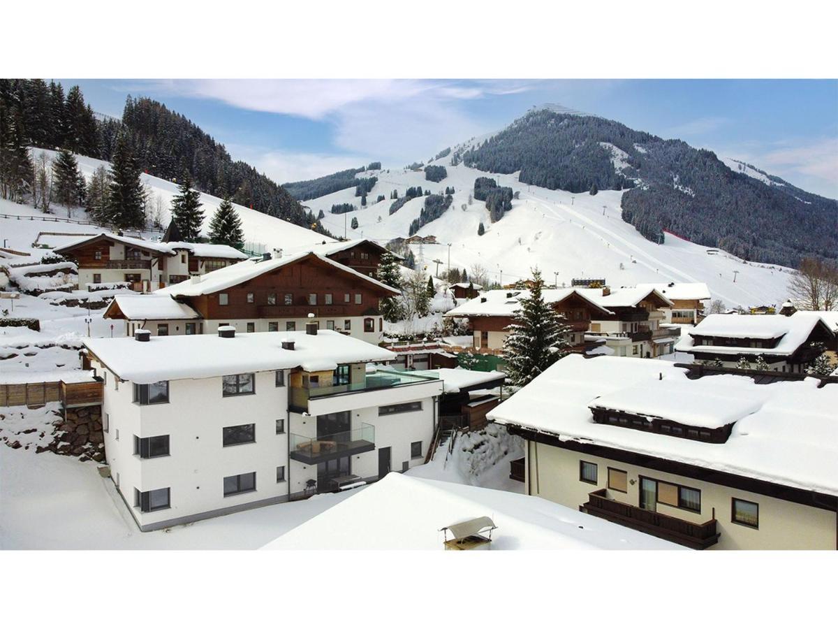 Ferienwohnungen Falkenstein Hinterglemm Saalbach Exterior foto