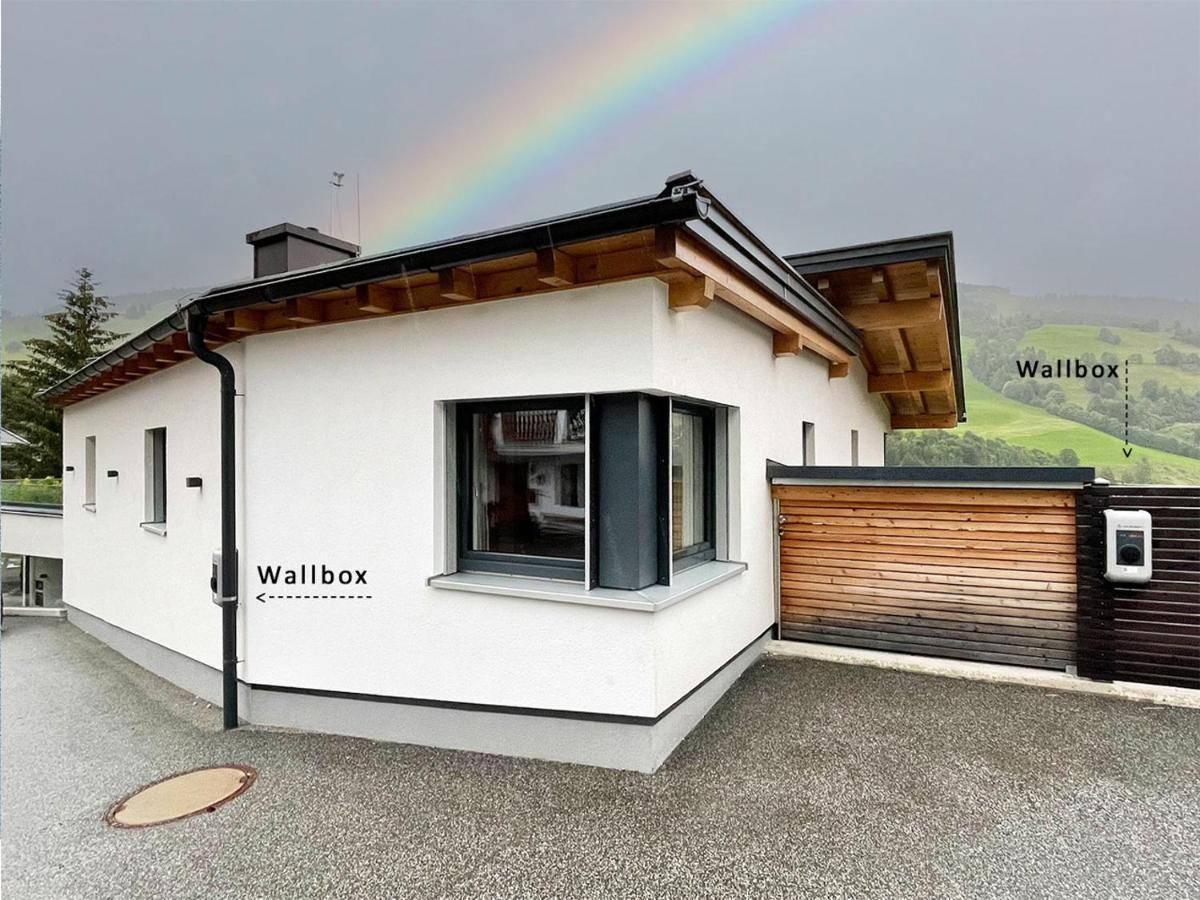Ferienwohnungen Falkenstein Hinterglemm Saalbach Exterior foto